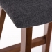 Barová židle Taun látka, nohy ořech