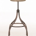 Industriální barová židle Jos dřevo