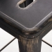 Kovová barová židle DS0145509 antik
