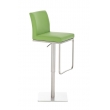 Barová židle Pamela nerez - Zelená