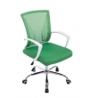 Kancelářská židle Tracy, podnož chrom - Zelená