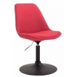 Židle Maverick B ~ látka, podnož kov černá matná - Červená