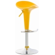 Plastová barová židle Shine - Žlutá
