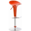 Plastová barová židle Shine - Oranžová