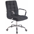 Kancelářská židle Deli ~ látka - Černá