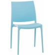 Plastová židle May - Modrá