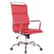 Kancelářská židle Bedford ~ koženka - Červená