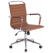 Kancelářská židle Barton ~ koženka - Světle hnědá