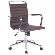 Kancelářská židle Barton ~ koženka - Tmavě hnědá