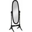 Stojící zrcadlo Cora oválné, černá