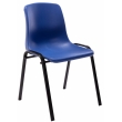 Stohovatelná plastová židle Nowra - Modrá