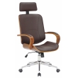 Kancelářská Židle Dayton ~ dřevo ořech - Hnědá
