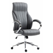 Kancelářská židle Wigan - kůže - Šedá