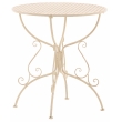 Kovový stůl GS13436802 - Krémová antik