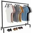 Stojan na oblečení Melva 150x38x120 - Černá
