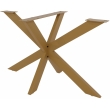 Stolové nohy Biloxi M ~ 120x68x71 cm, kov, zlatá