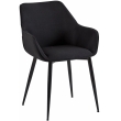 Jídelní židle látka Vessa - černá