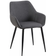 Jídelní židle látka Vessa - tmavě šedá
