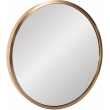 Nástěnné zrcadlo Elsie S 323818 - 30x30 cm - Zlatá mat