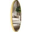 Nástěnné zrcadlo Elsie L 323825 - 60x60 cm - Zlatá lesk