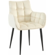 Židle Tirana samet - krémová