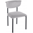 Návštěvnická židle samet Gambell - šedá