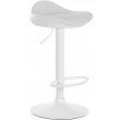 Barová židle Alisson ~ koženka, bílá podnož - Bílá