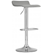Barová židle Dyn - podnož chróm - Šedá