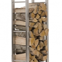 Stojan na palivové dřevo Keri 25x60x150 - nerez