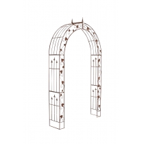 Oblouk na růže Emma - Hnědá antik