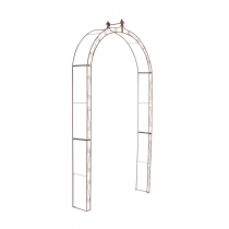 Oblouk na růže Hana  - Hnědá antik