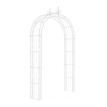 Oblouk na růže Shines  - Bílá