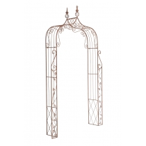 Oblouk na růže Wine  - Hnědá antik