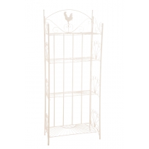 Kovová police regál Maia  - Krémová