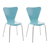 Židle Callisto (SET 2 ks) - Modrá