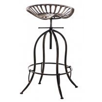 Bistro industriální barová židle Mimos - Bronzová