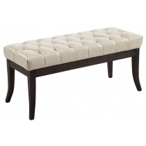 Lavice Ramses 100, nohy antik tmavé - Krémová