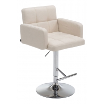 Barová židle DS1038899 látka - Krémová