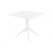 Stůl Sky 80 - v74 x 80 x 80 cm - Bílá