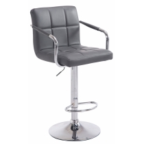 Barová židle Luccia  - Šedá