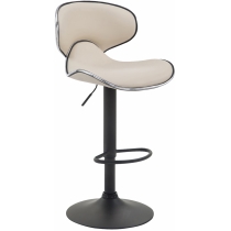 Barová židle Las Vegas 2 - černá podnož - Krémová