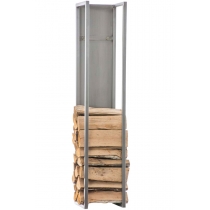 Nástěnný stojan na palivové dřevo Spark 160, nerezová ocel