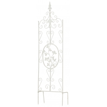 Mřížka na růže Burg - 122 x  35 cm - Bílá