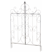 Mřížka na popínavé rostliny Mandevilla - 133 x 99 cm - Bronzová