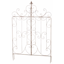 Mřížka na popínavé rostliny Mandevilla - 133 x 99 cm - Hnědá antik