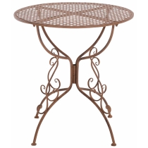 Kovový stůl GS13436802 - Hnědá antik