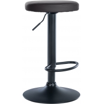 Barová židle Ponte - koženka, černý rám - černý rám