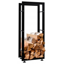 Stojan na dřevo Keri V2 25x40x100, černá