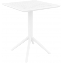 Skládací stůl Sky square 60, čtvercový - bílá