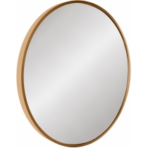 Nástěnné zrcadlo Elsie M 323822 - 45x45 cm - Zlatá mat